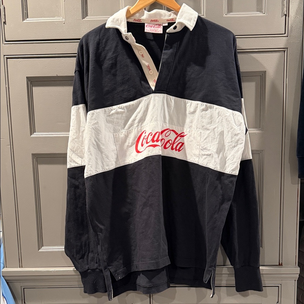 Coca-Cola Rugby Shirt - Vintage